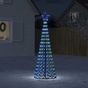 vidaXL LED Juletre 275 LEDs Blå 180 cm