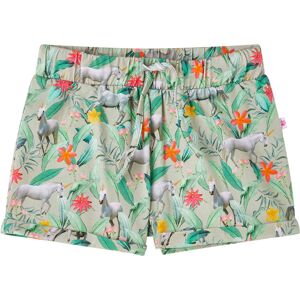 vidaXL Barneshorts med snor lysekaki 104