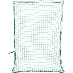 vidaXL Tilhengernett med elastisk tau grønn 4x3 m PP