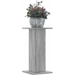 vidaXL Plantestativer 2 stk grå sonoma 30x30x60 cm konstruert tre