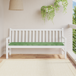 vidaXL Hagebenkpute Bladmønster 180x50x4 cm Oxford Stoff