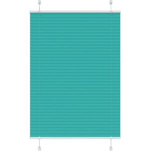 vidaXL plisségardin Bensin Grønn 100x100 cm Stoff Bredde 99,4 cm