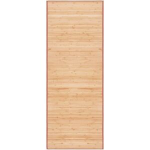 vidaXL Bambusteppe 80x200 cm brun