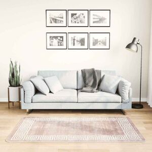 vidaXL Vaskbart teppe 80x150 cm beige sklisikker