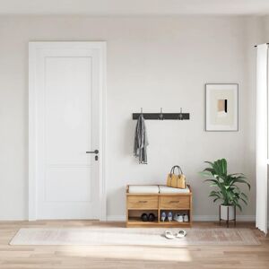 vidaXL Vaskbart teppe 80x300 cm beige sklisikker