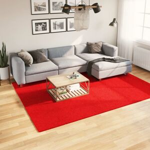 vidaXL Teppe OVIEDO kort luv rød 200x280 cm