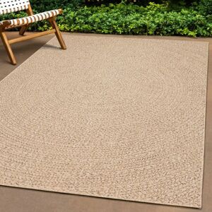 vidaXL Teppe ZIZUR 100x200 cm jute-utseende innendørs og utendørs