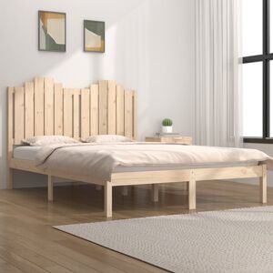 vidaXL Sengeramme heltre furu 180x200 cm Super King