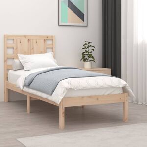 vidaXL Sengeramme heltre 75x190 cm