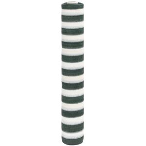 vidaXL Skjermnett grønn og hvit 1,5x50 m HDPE 75 g/m²