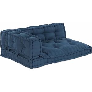 vidaXL Palle sofa pute 3 pcs Indigo stoff