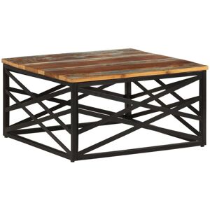 vidaXL Salongbord 68x68x35 cm gjenvunnet heltre