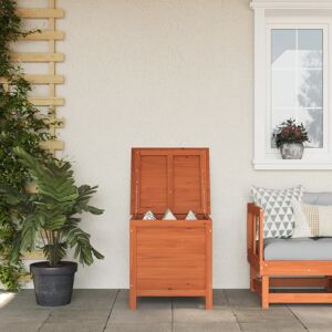 vidaXL Putekasse brun 50x49x56,5 cm heltre gran