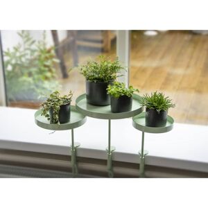 Esschert Design Planteholder med klemme rund grønn M