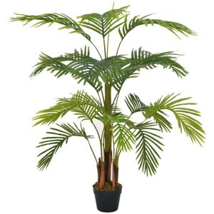 vidaXL Kunstig palme med potte grønn 120 cm