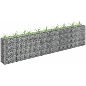 vidaXL Gabion høybed galvanisert stål 360x30x90 cm