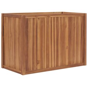 vidaXL Høybed 100x50x70 cm heltre teak