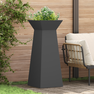 vidaXL Plante Stativ Svart Metall 40 x 40 x 101 cm Dekorative innlegg