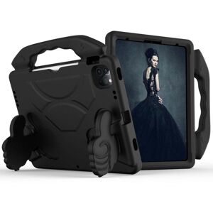 EIDERWOOD iPad Air 13" (2025 / 2024) / Pro 13" (2024) / Pro 12.9" (2022-2018) Barnedeksel - Thumb Kickstand Bakdeksel - Svart