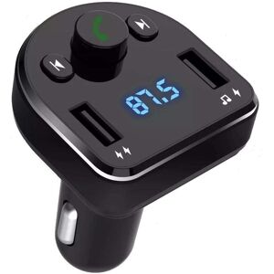 XO BCC01 Bluetooth FM Transmitter & Billader 15W - Svart
