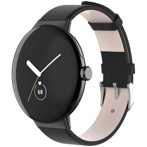 INCOVER Google Pixel Watch Kunst Skinn Reim - Svart