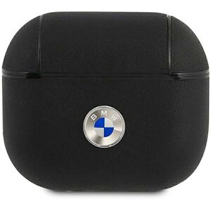 CG Mobile AirPods (3. gen.) Ekte Skinn Deksel m. BMW Logo - Svart
