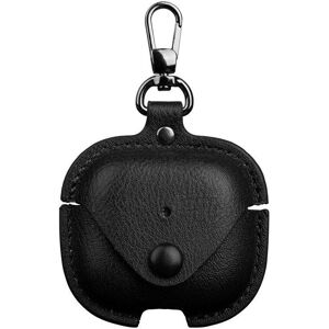 INCOVER Airpods 4 Vegan Lærveske - Svart