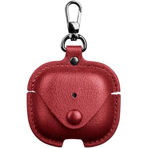 INCOVER Airpods 4 Vegan Lærveske - Rød