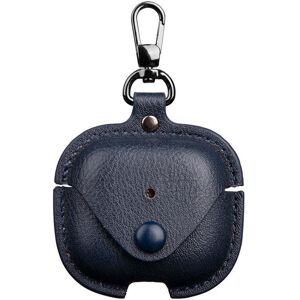 INCOVER Airpods 4 Vegan Lærveske - Blå