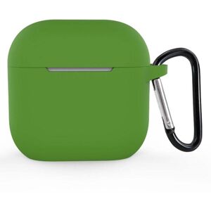 INCOVER Apple AirPods (4. Gen.) Silikondeksel med Karabinkrok - Grønn