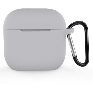 INCOVER Apple AirPods (4. Gen.) Silikondeksel med Karabinkrok - Grå