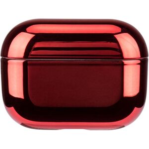 INCOVER Apple AirPods Pro (2. Gen.) Hardt Plast Deksel med Metallisk Overflate - Rød