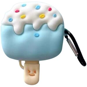 INCOVER Apple AirPods Pro (1. og 2. generasjon) Silikondeksel med Karabinkrok - Is Design