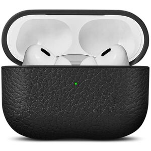 Woolnut AirPods Pro (2. gen.) Deksel i Ekte Skinn - Svart