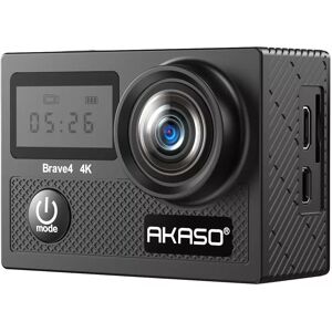 AKASO Brave 4 Action Camera Ultra HD 4K med Digital Zoom - Svart