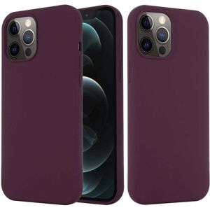 INCOVER iPhone 12 / 12 Pro Silikondeksel Mørk Rød MagSafe