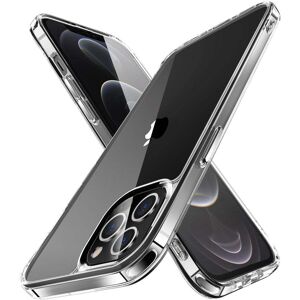 INCOVER iPhone 12 Pro Max Krystallklart Hybrid Plast Bakdeksel - Gjennomsiktig