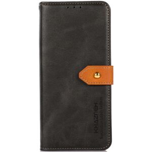 iPhone 14 Pro Khazneh PU-Skinn Flip Deksel med Lommebok & Kortholder - Svart
