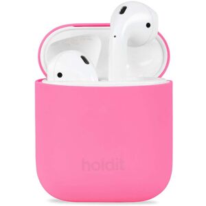 Holdit Nygård Silikondeksel Til AirPods (1 & 2. gen.) - Bright Pink