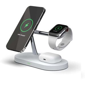 Tech-Protect A12 3-in-1 Trådløs Lader 15W - Hvit