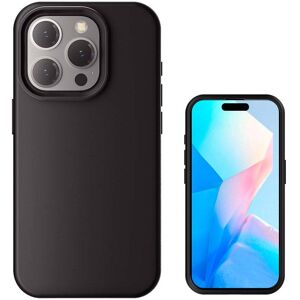 iPhone 16 Pro 4Smarts Liquid Silikon Cupertino Deksel - MagSafe-Kompatibel - Svart