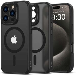 iPhone 16 Pro Tech-Protect Magcam Deksel - MagSafe Kompatibel - Matt Svart