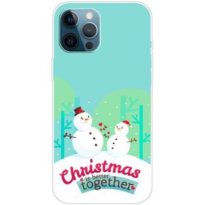 EIDERWOOD iPhone 16 Pro Fleksibelt Plast Jul Deksel - Merry Christmas - Snømenn