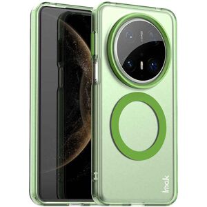 IMAK Huawei Mate 70 Pro+ / 70 Pro Hybrid Plast Deksel - MagSafe Kompatibel - Gjennomsiktig / Grønn