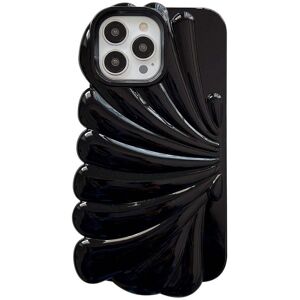 INCOVER iPhone 13 Pro Fleksibelt Deksel - Seashell Design - Svart