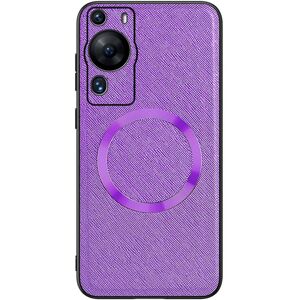 INCOVER Huawei P60 Pro Plast Deksel med Grov Tekstur - MagSafe-Kompatibel - Lilla