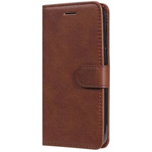 INCOVER iPhone 15 Pro Max Flip Deksel i Skinn med Lommebok og Stropp - Brun