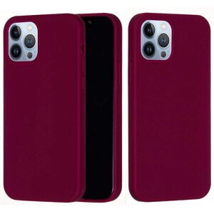 INCOVER iPhone 15 Pro Silikon Deksel - Burgunder