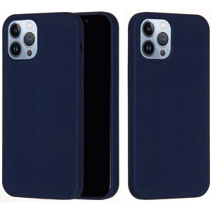 INCOVER iPhone 15 Pro Max Silikon Deksel - Mørke Blå