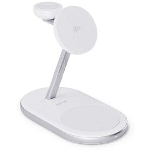 Epico UltraBase EX60 Qi2 3-i-1 Mag+ Trådløs Lader - MagSafe Kompatibel - Hvit